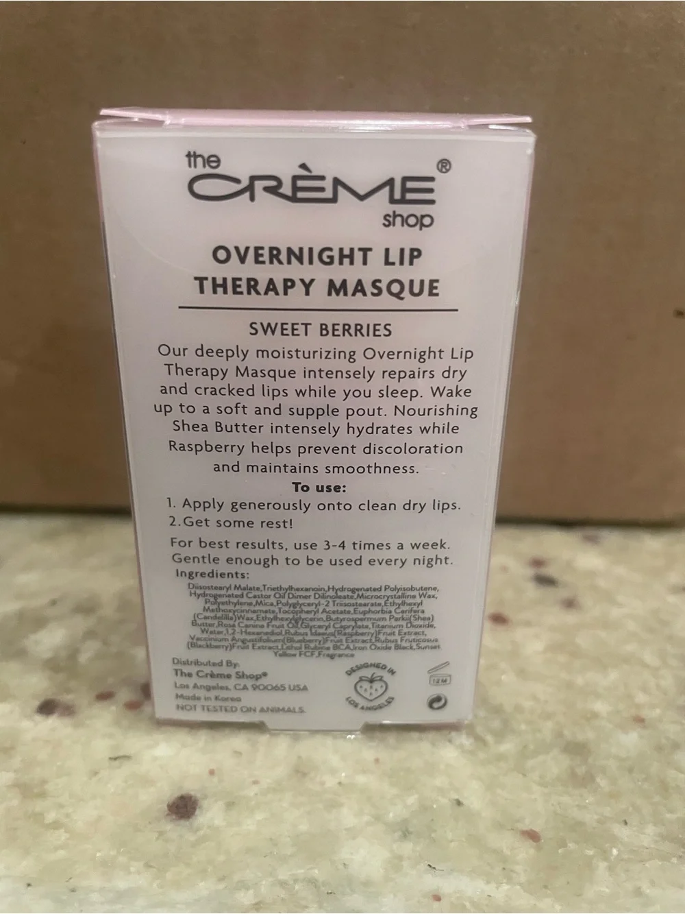 The Creme Shop overnight lip